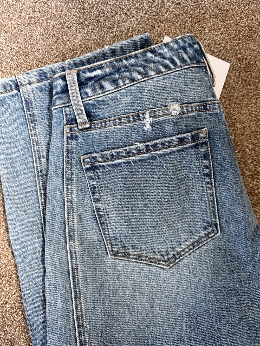 VERVET by Flying Monkey 🐵 Kate Barrel-Leg Jeans (Medium Wash) - Picture 5 of 6